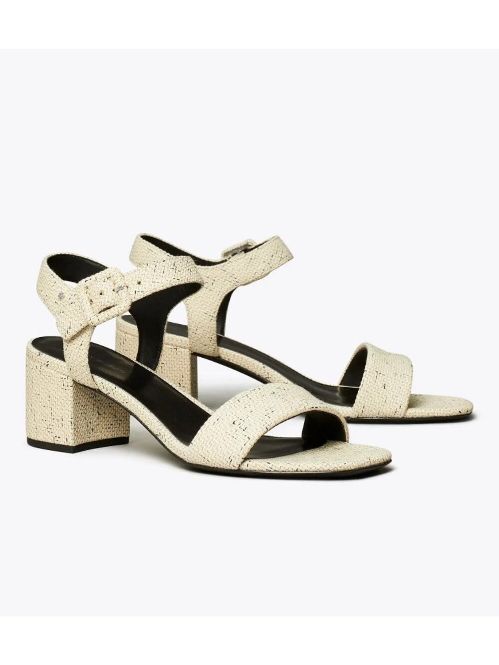 Tory Burch Double City Sandals 55MM Women's Color Grain Size 10 Ankle Strap